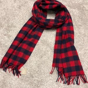 J. crew plaid scarf NWT